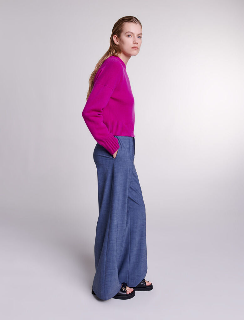 Fuchsia Pink-Cashmere jumper