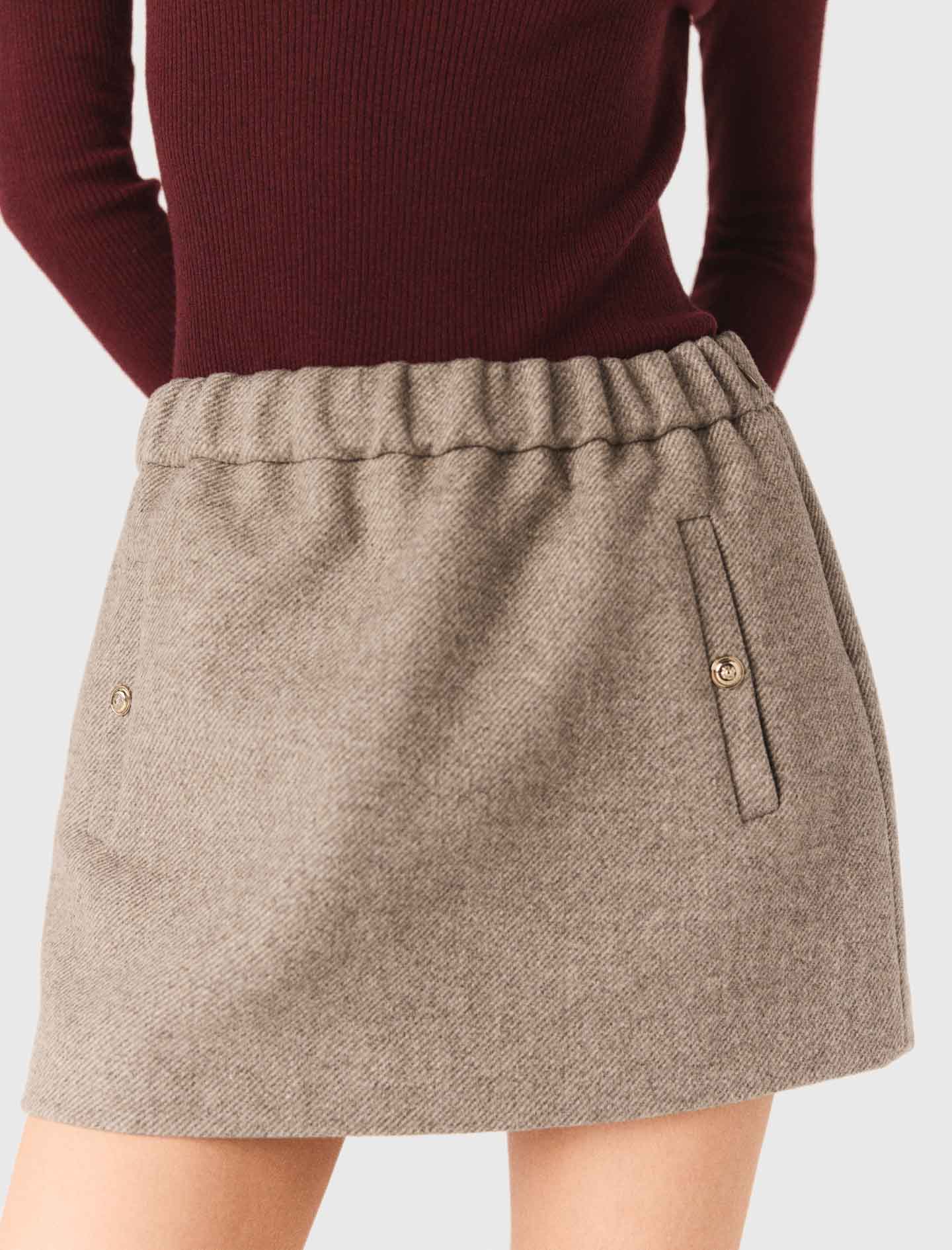 Second-skin roll-neck jumper