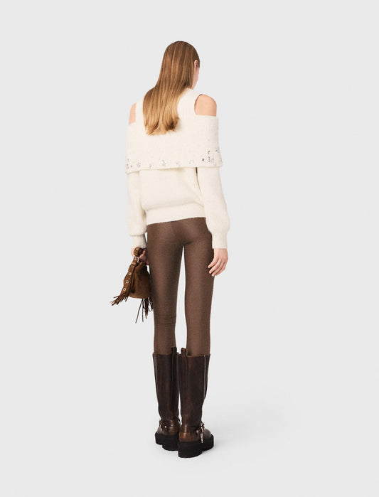 Jersey leggings Dark Brown