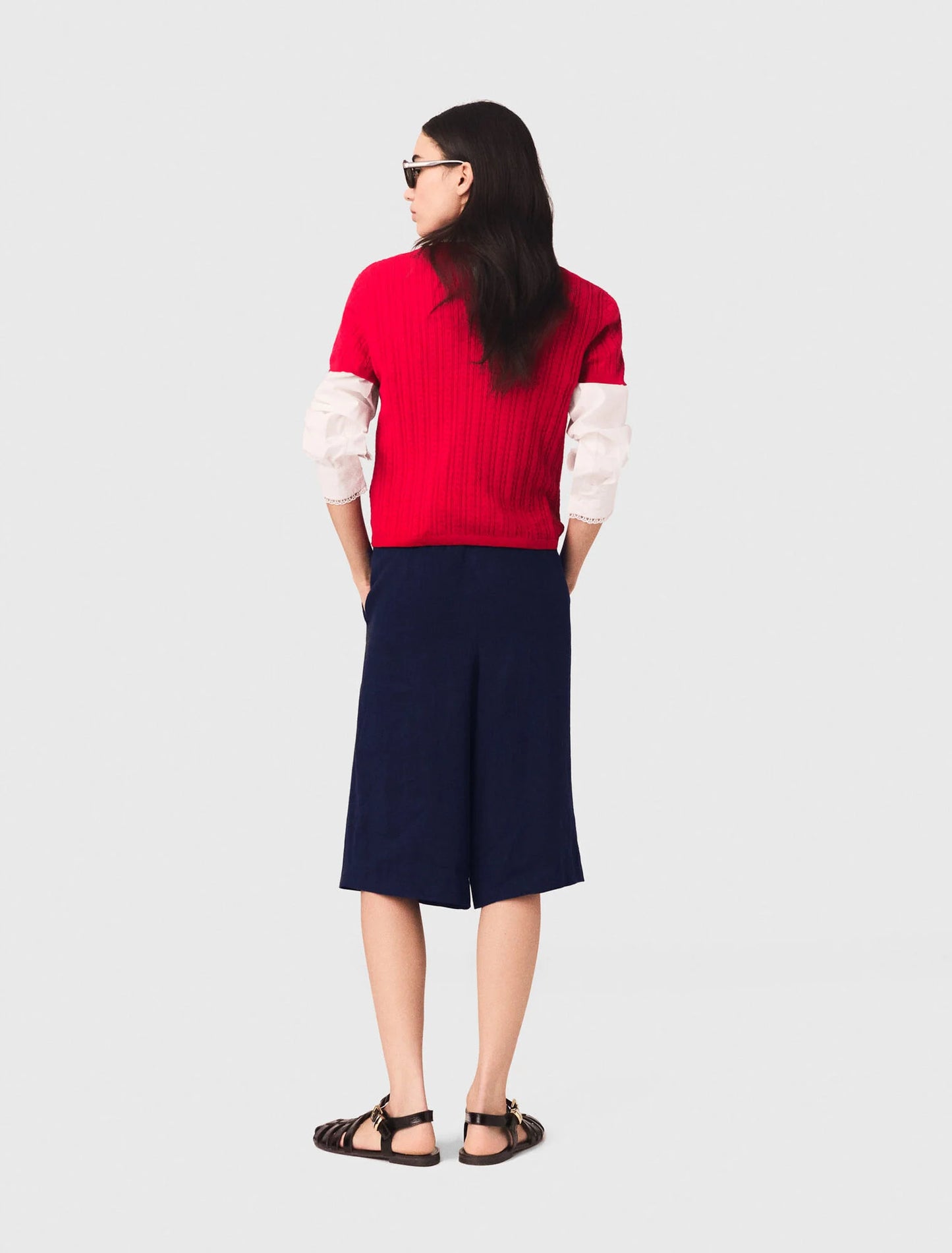Round-Neck Jumper Red