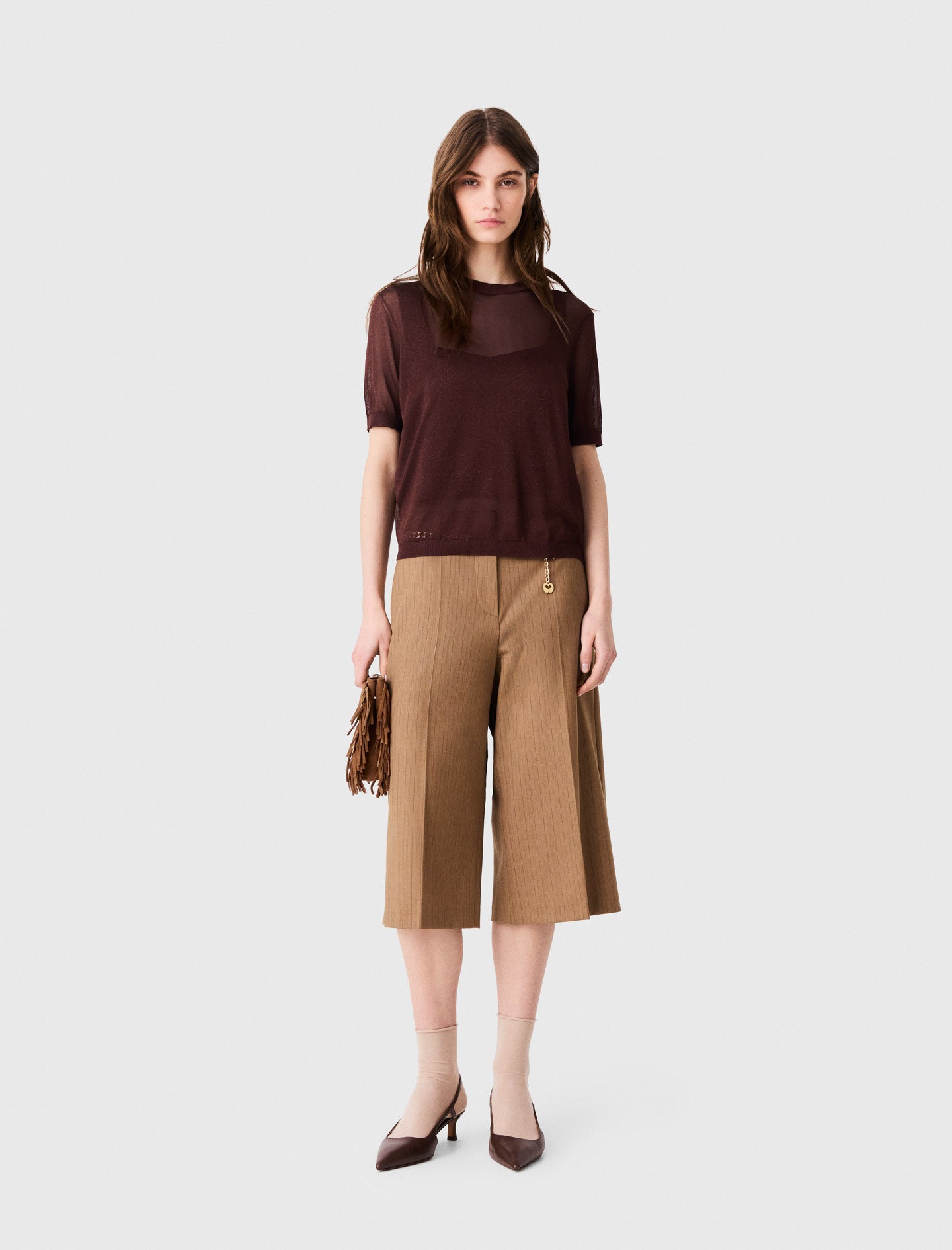2-in-1 jumper Brown