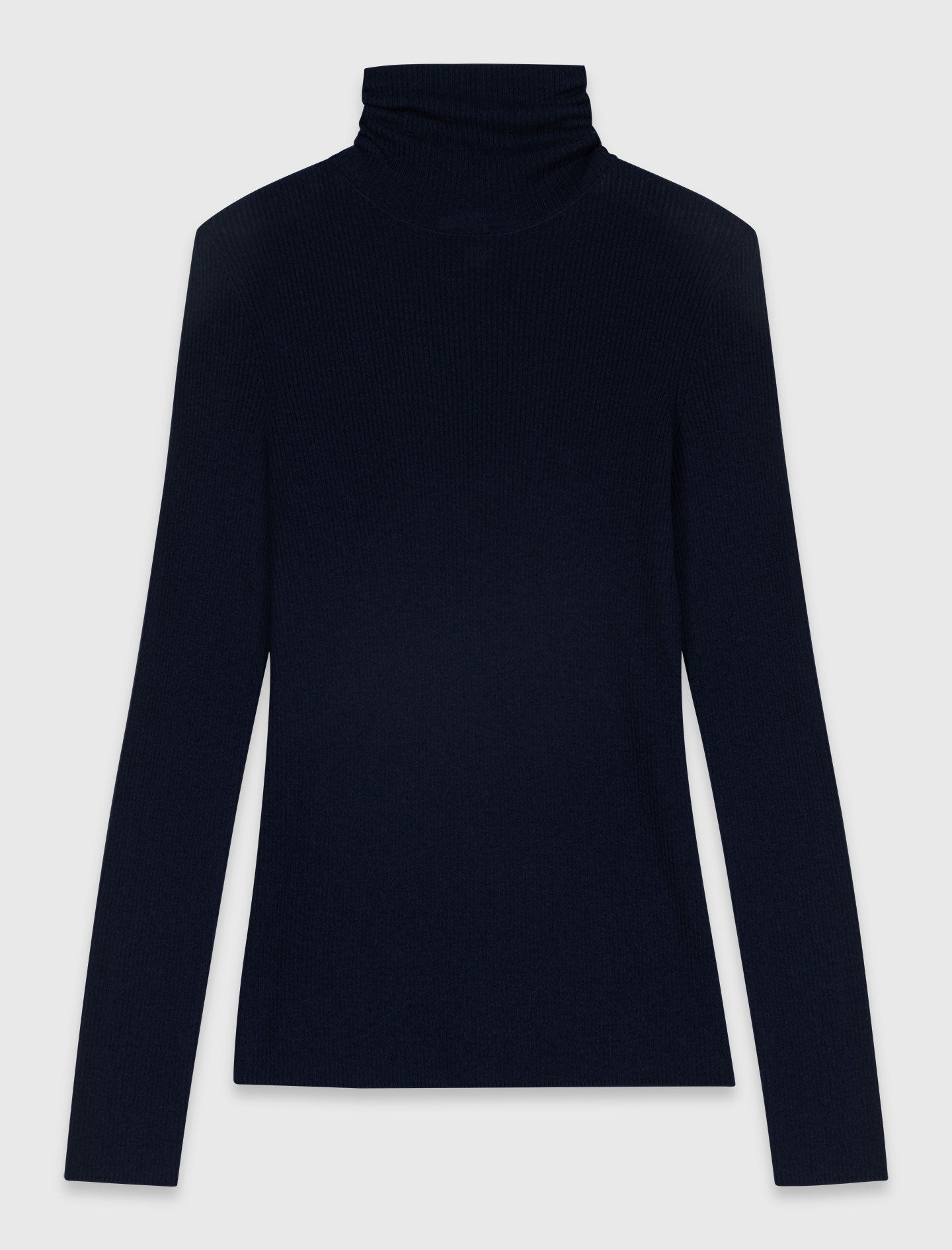 Second-skin high-neck jumper Navy