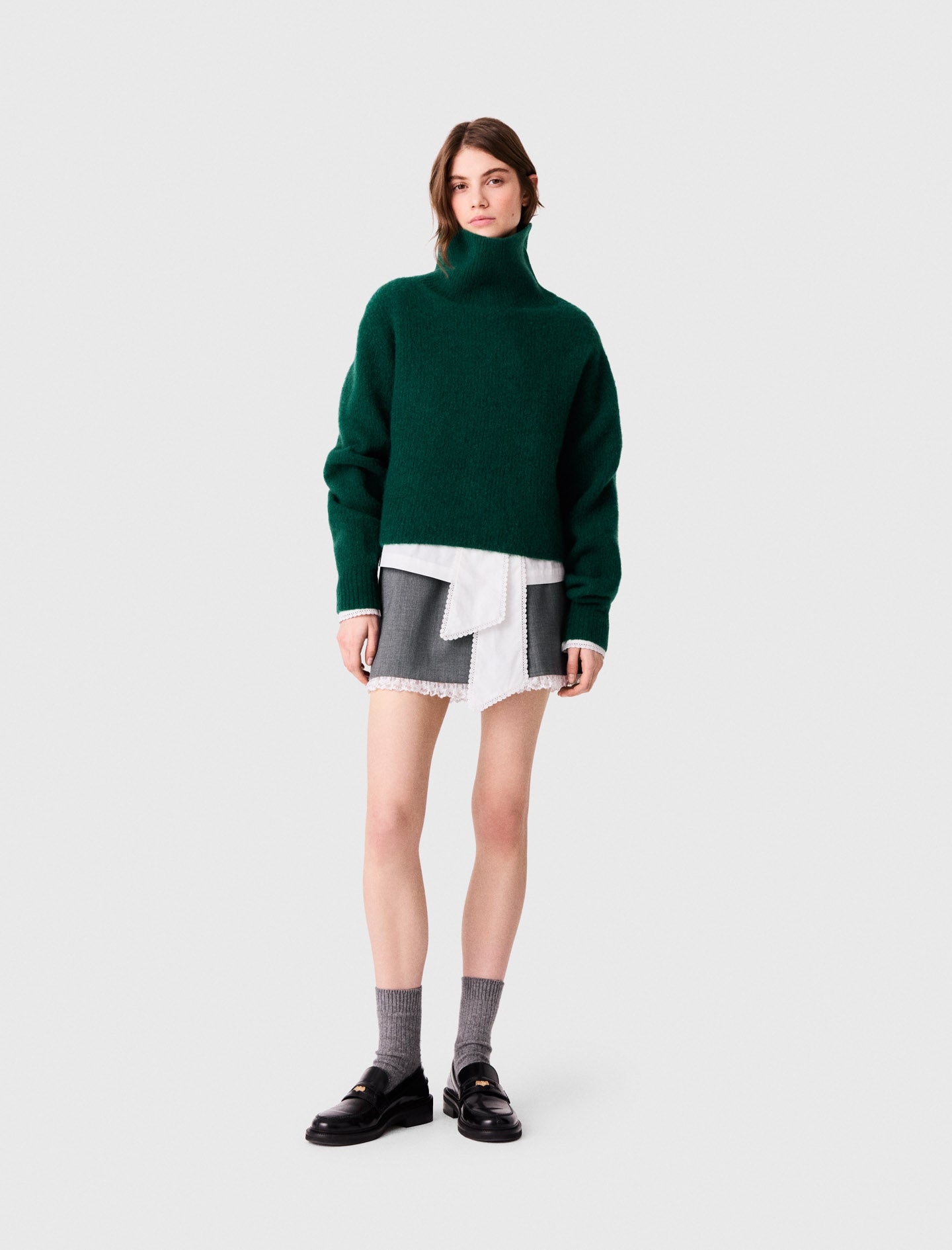 Yak jumper Bottle Green