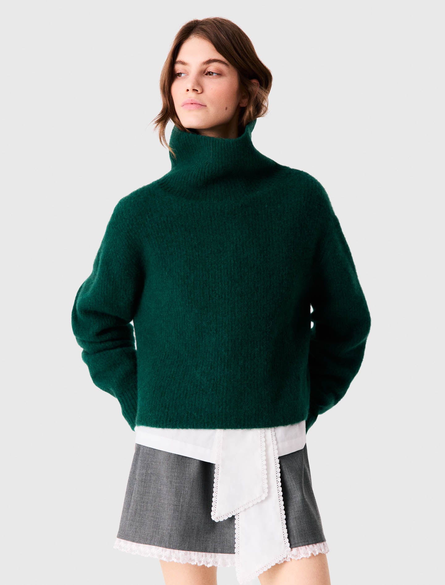 Yak jumper Bottle Green