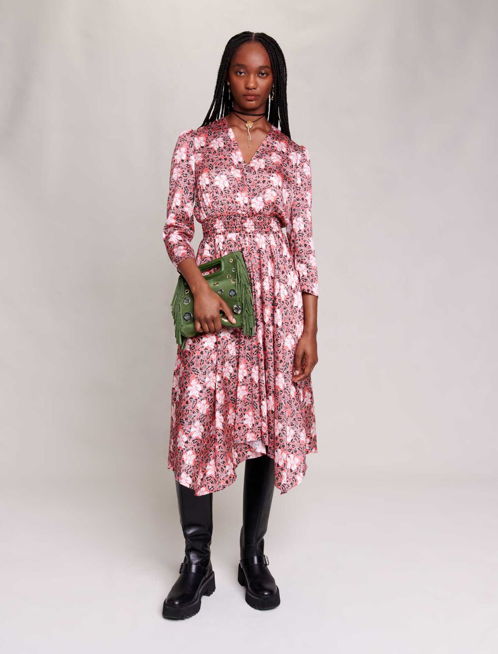 Shop Floral Maxi Dress Online in UAE Maje Maje.ae