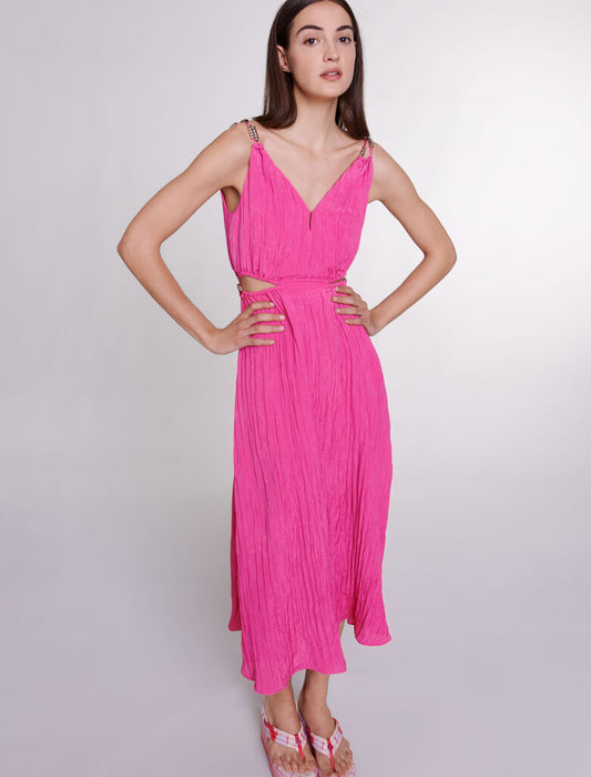 Openwork midi dress