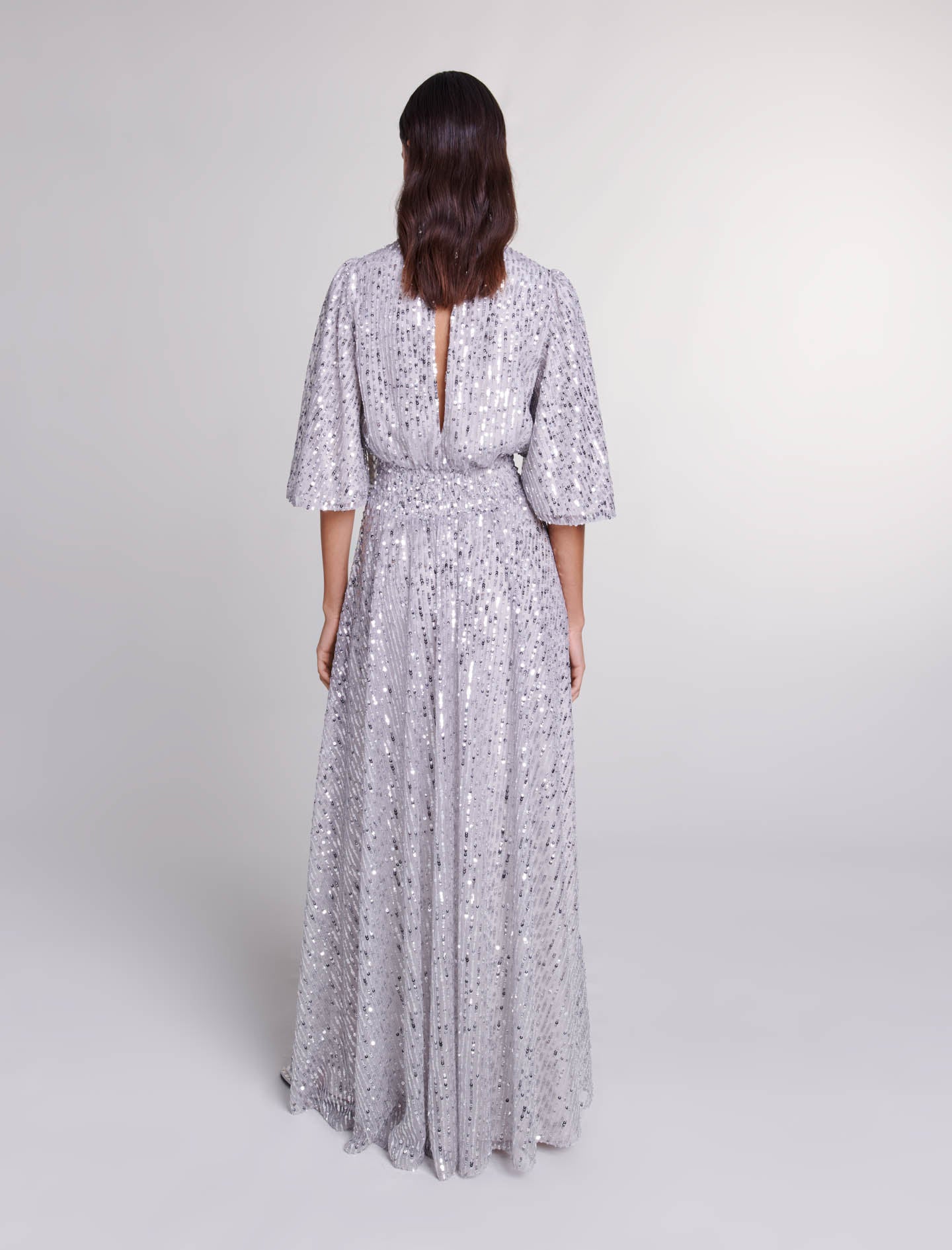 Silver  Sequin maxi dress