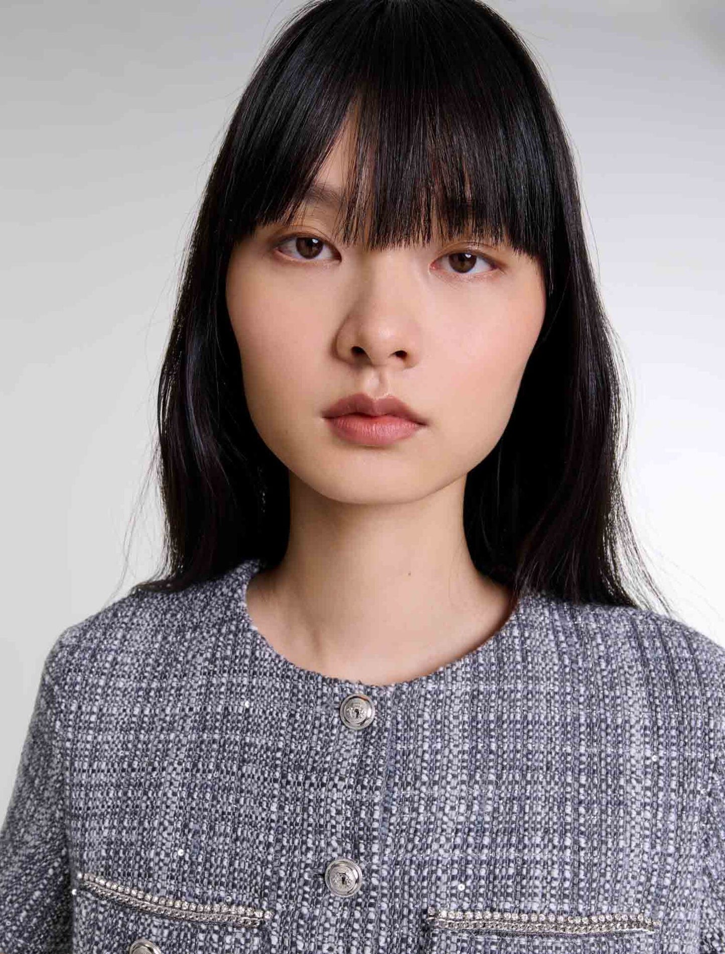 Grey  -Tweed dress