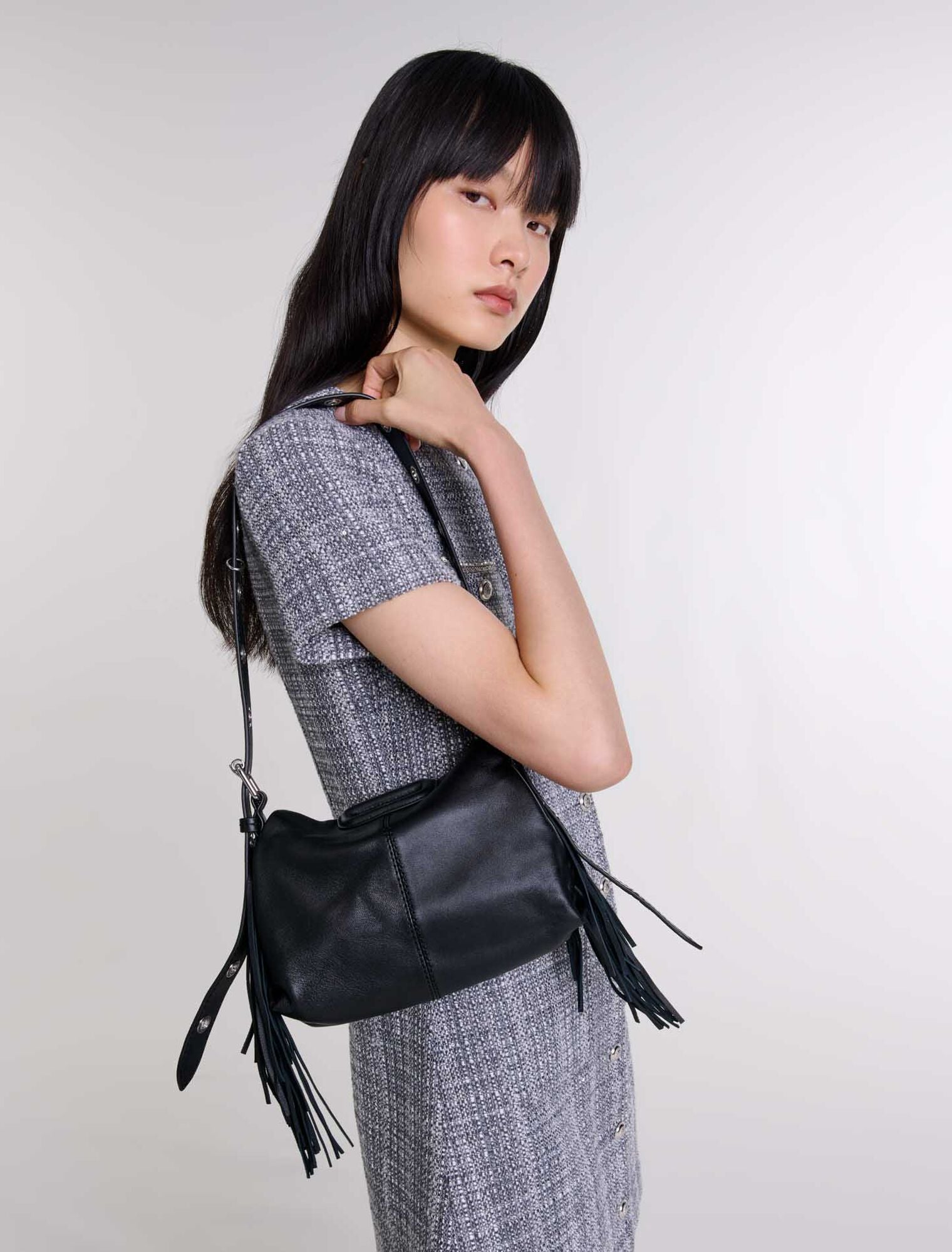 Grey  -Tweed dress