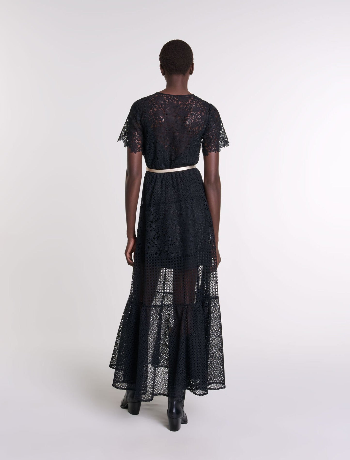 Black  -Lace Maxi Dress