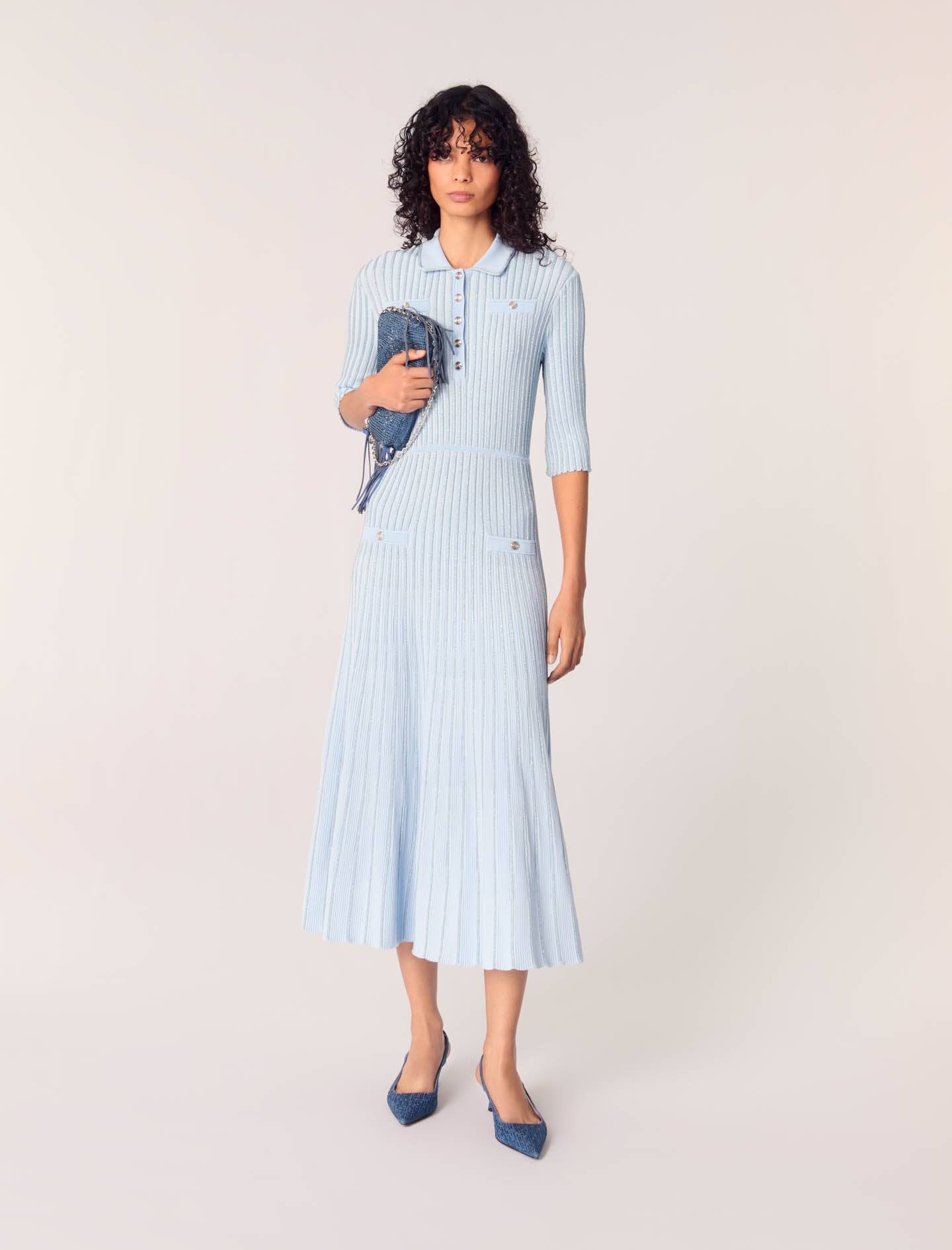 Knit maxi dress