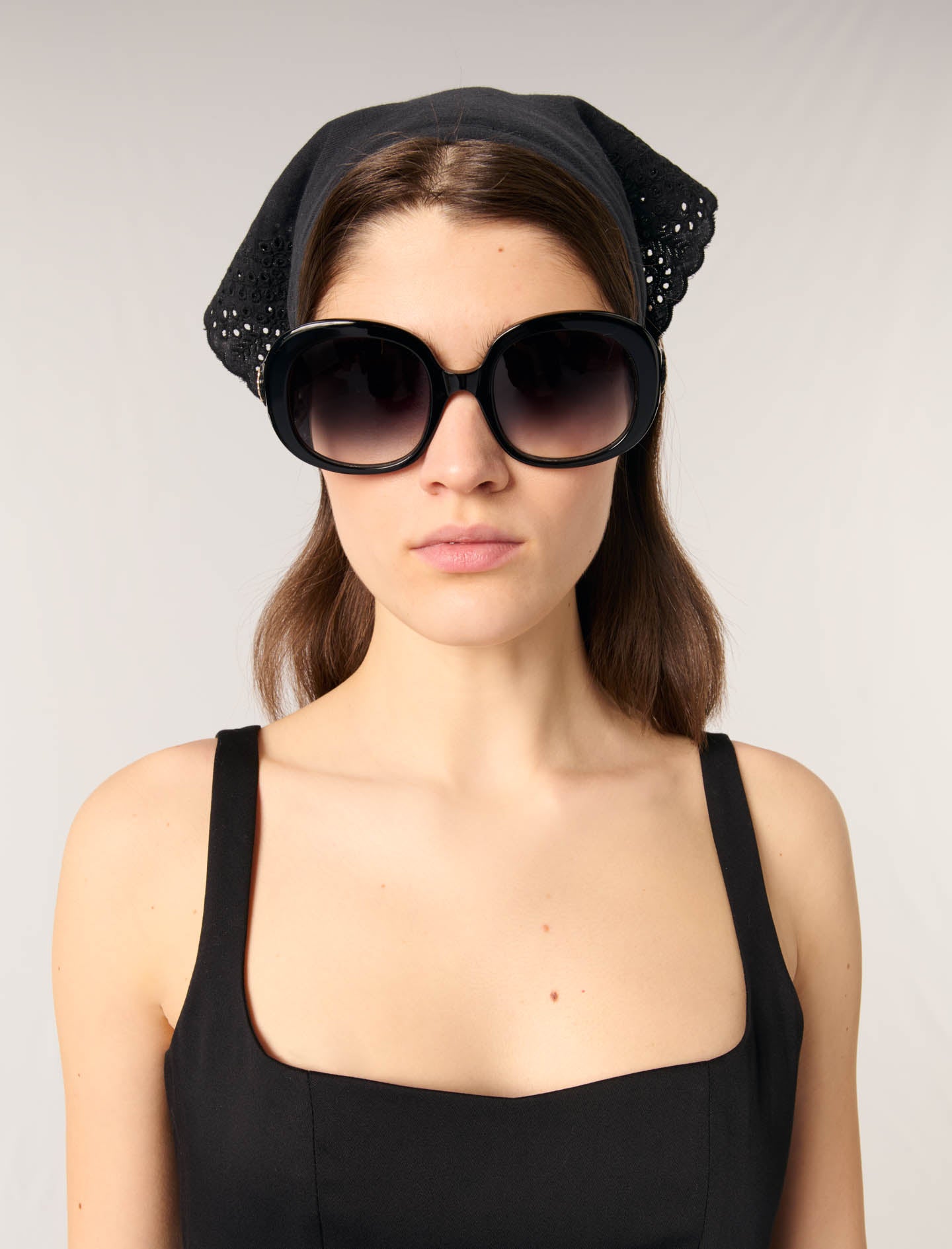 Black-Short cotton dress