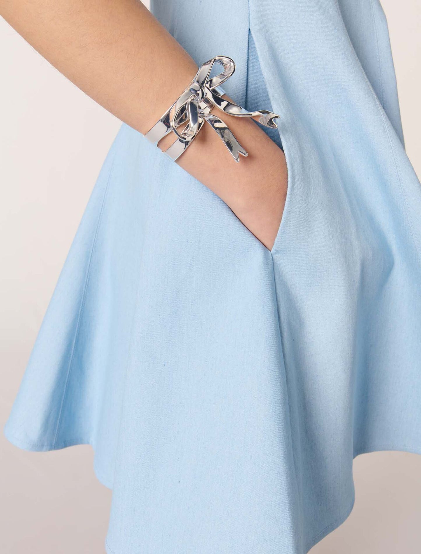 Blue Sky Short flared cotton dress