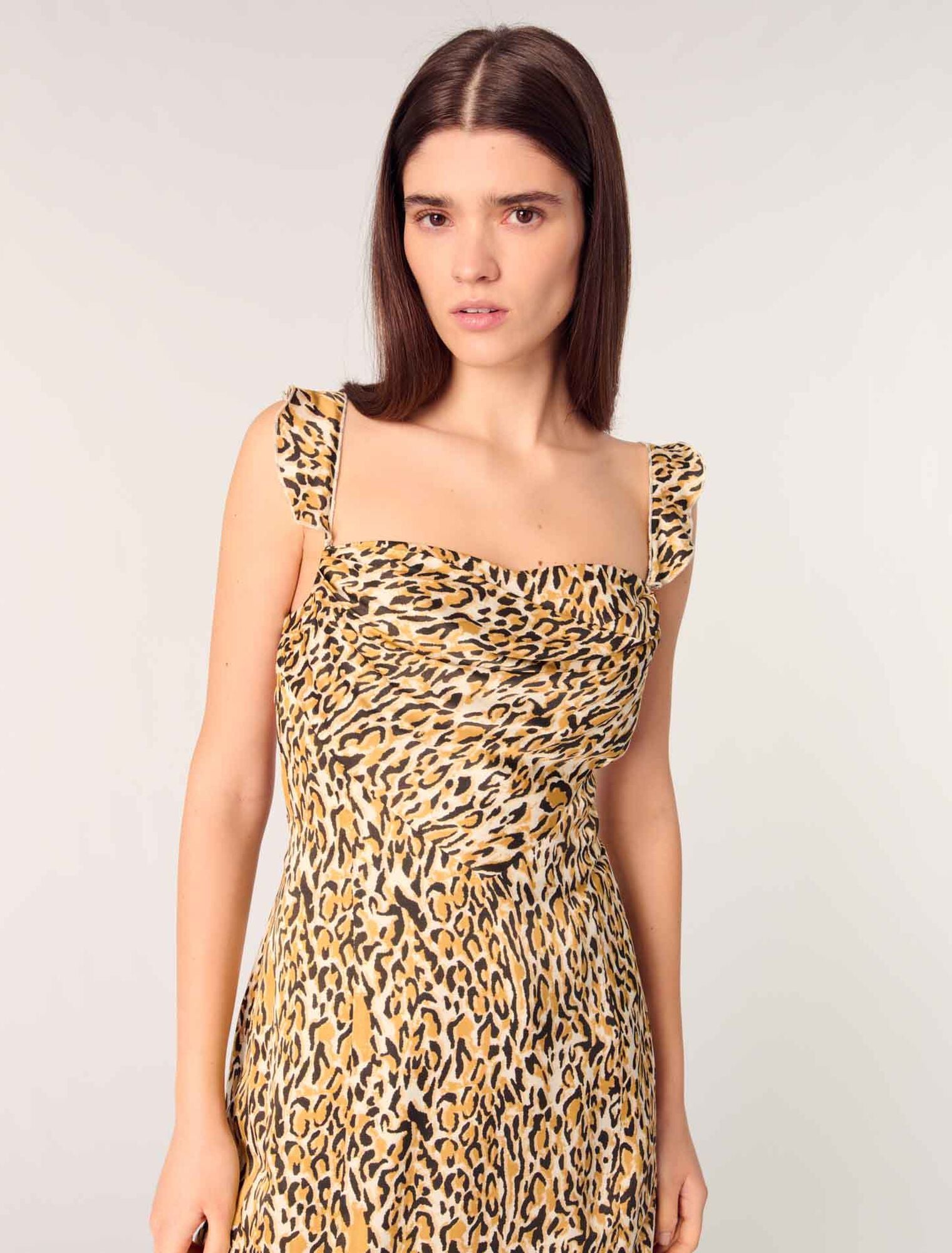Leopard Print-Leopard Print Short Dress