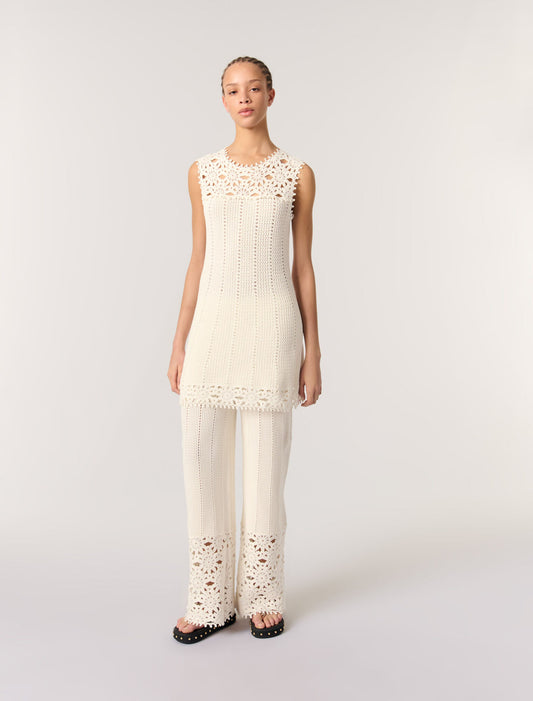 Short crochet dress