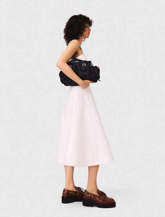 Long babydoll knit dress
