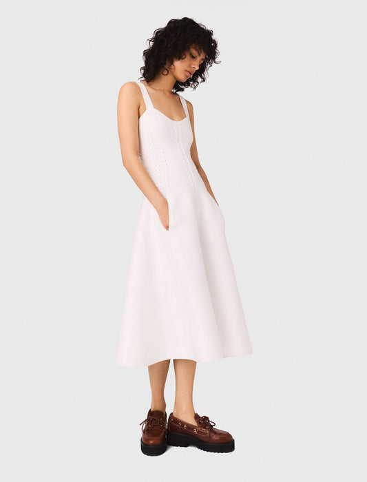 Long babydoll knit dress