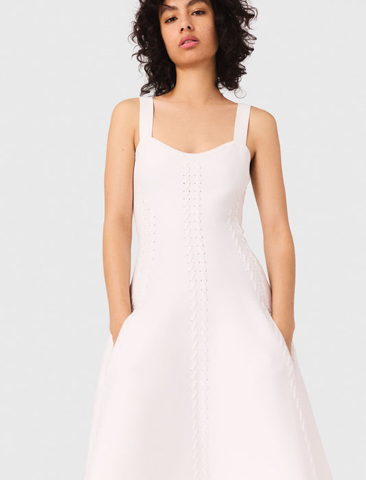 Long babydoll knit dress