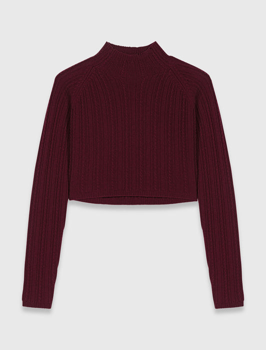 Knit dress with removable jumper