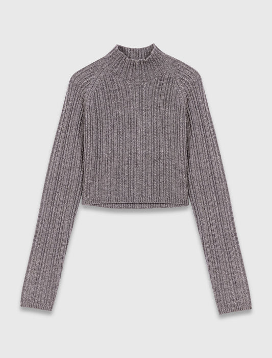 Knit dress with removable jumper