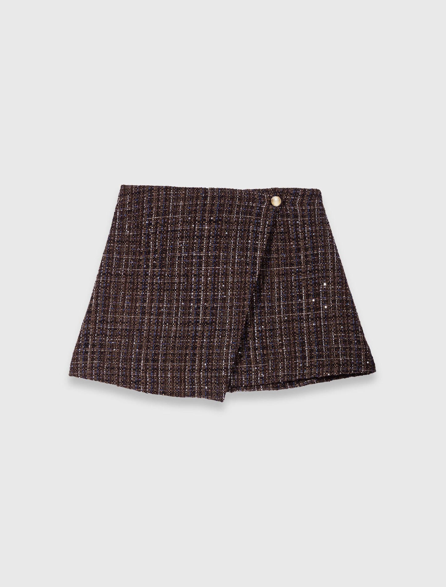 Two-in-one short dress Brown