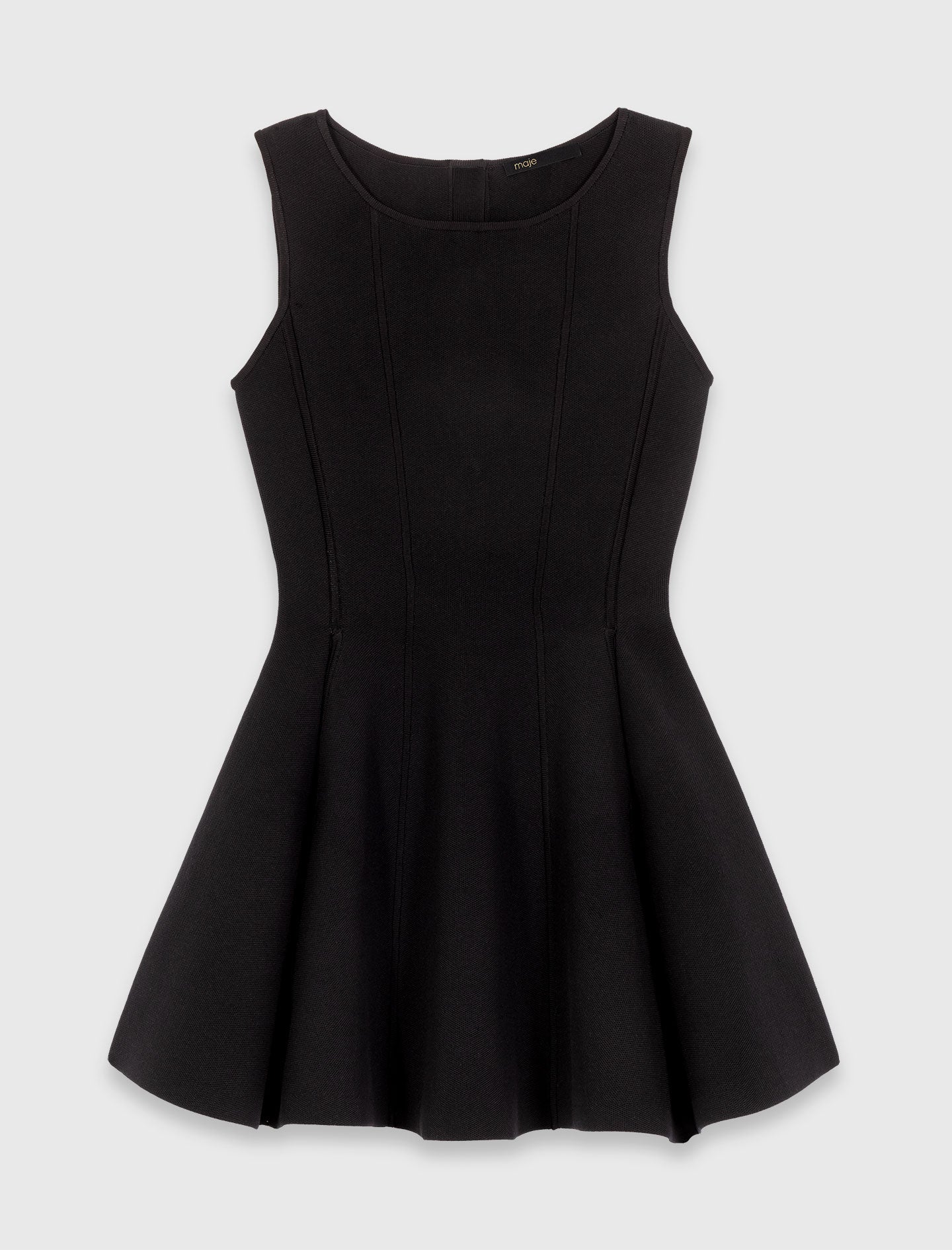 Skater dress with jewelled bows BLACK