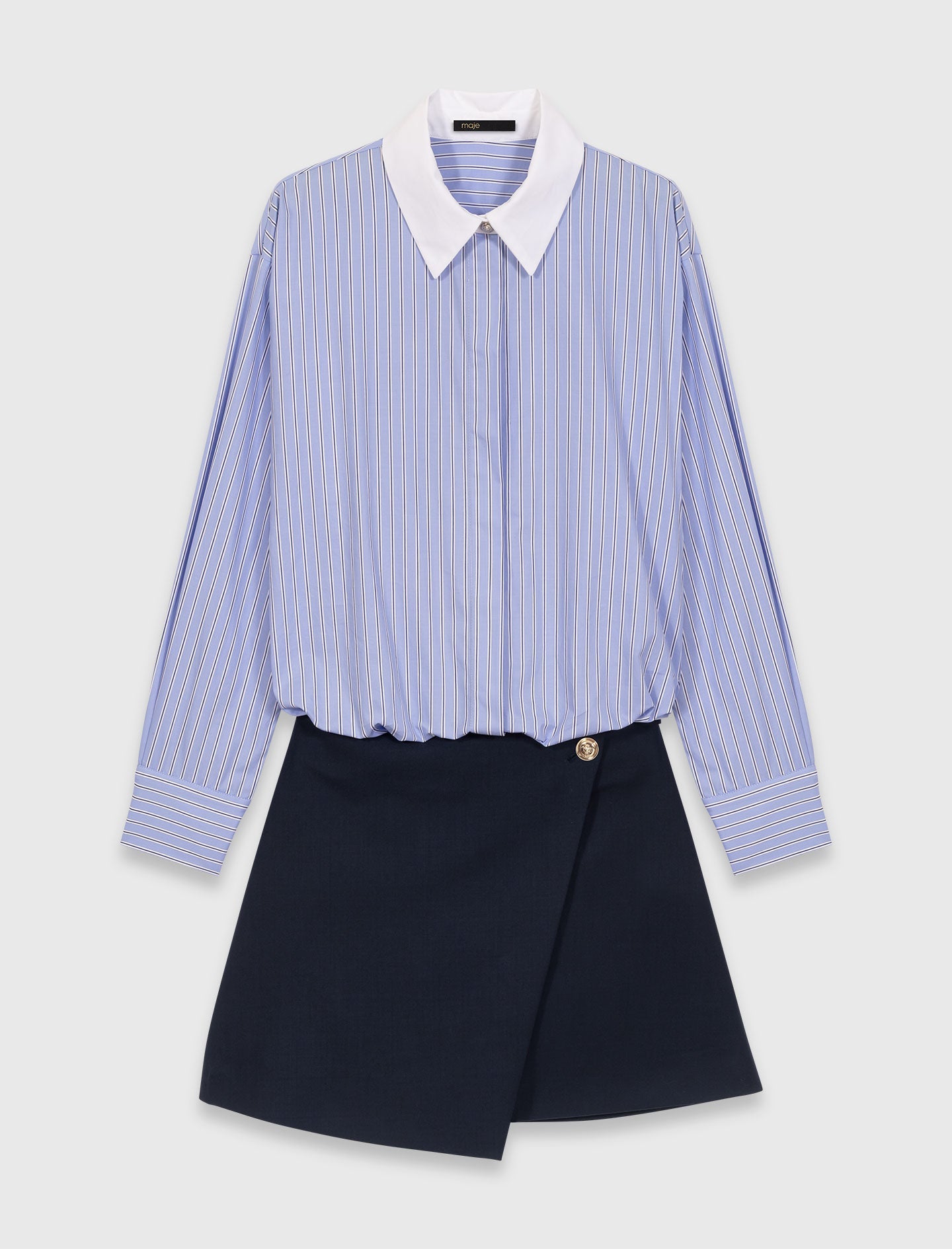 2-In-1 Shirt Dress SKY