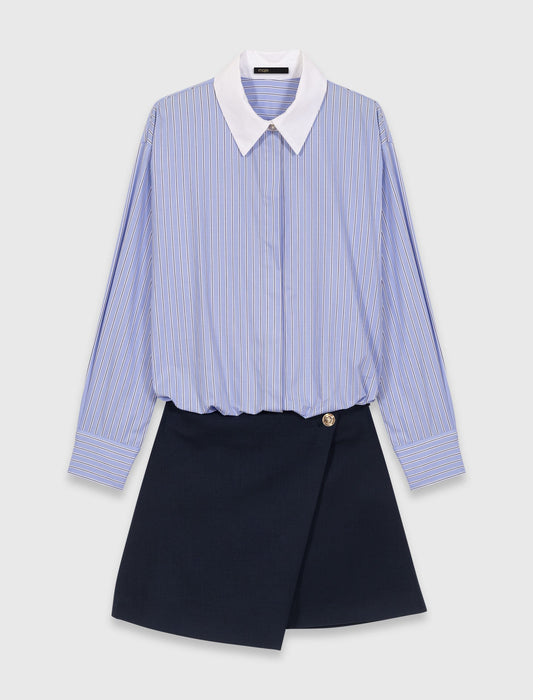 2-In-1 Shirt Dress SKY