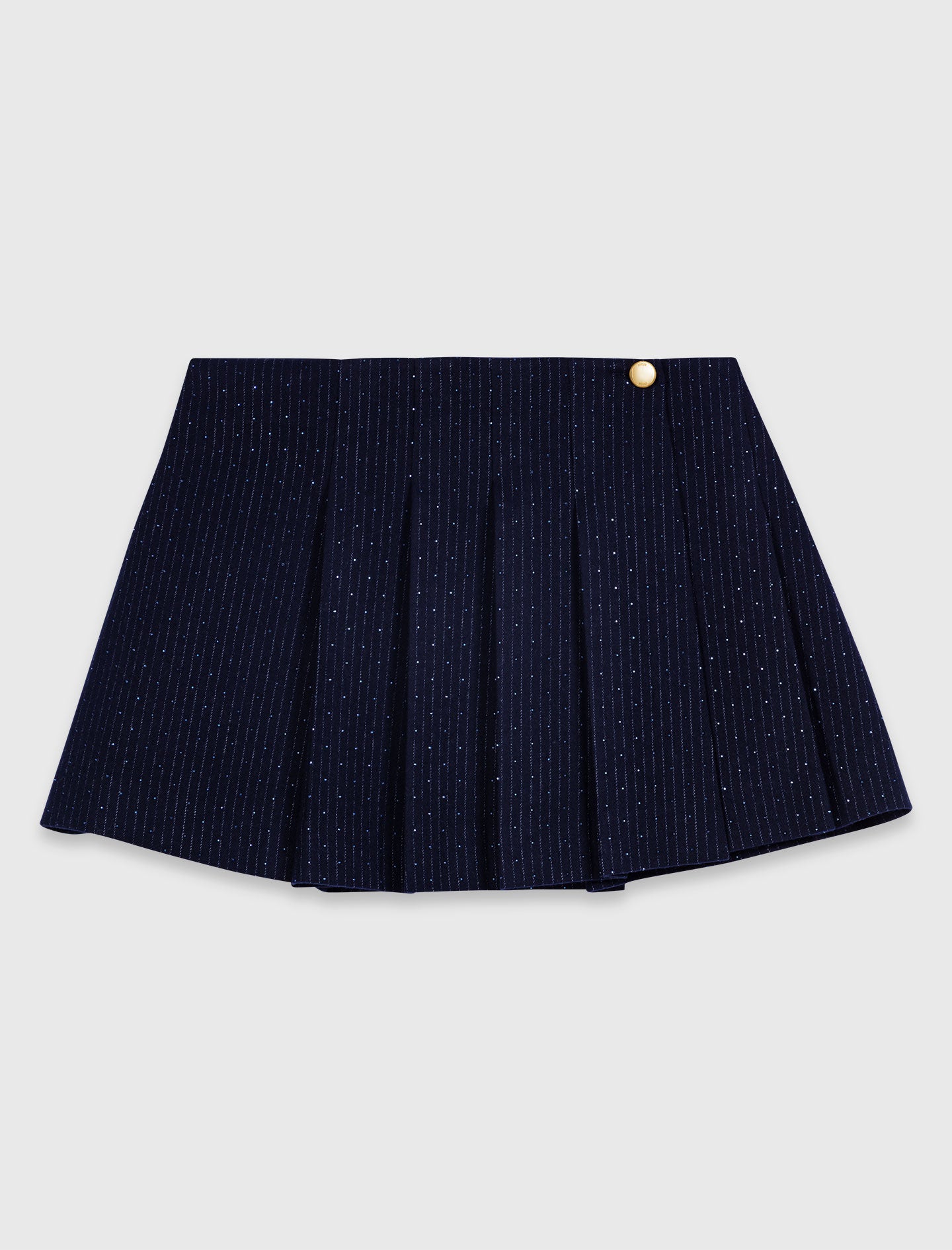 Shirt dress with removable skirt White/Navy