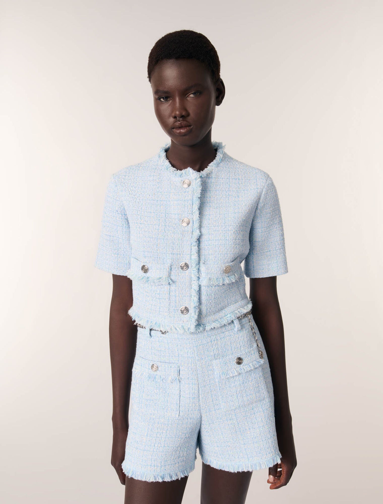 新作sheller candy check tweed short pants candy check tweed short pants – shéller / シェリエ
