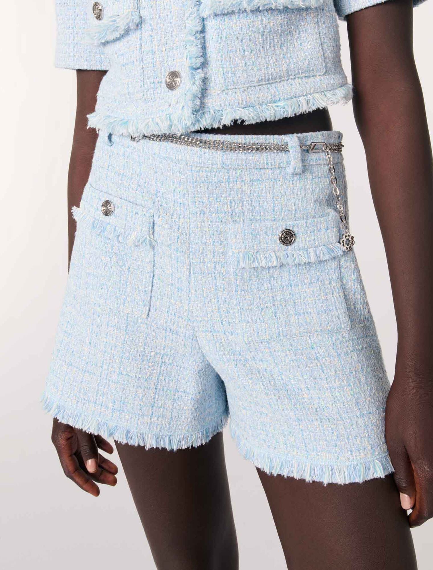 新作sheller candy check tweed short pants candy check tweed short pants – shéller / シェリエ
