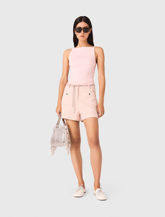 Tweed Shorts Pink