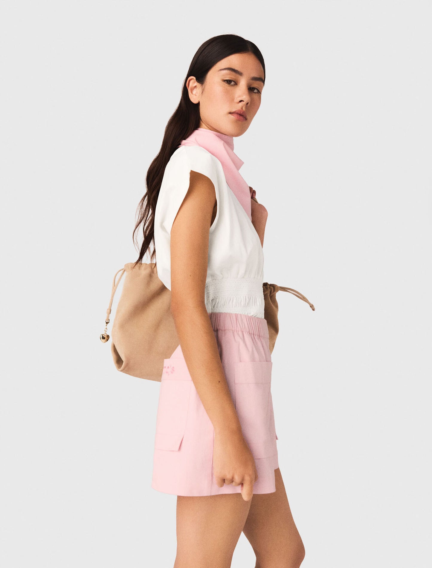 Cotton Shorts Pink