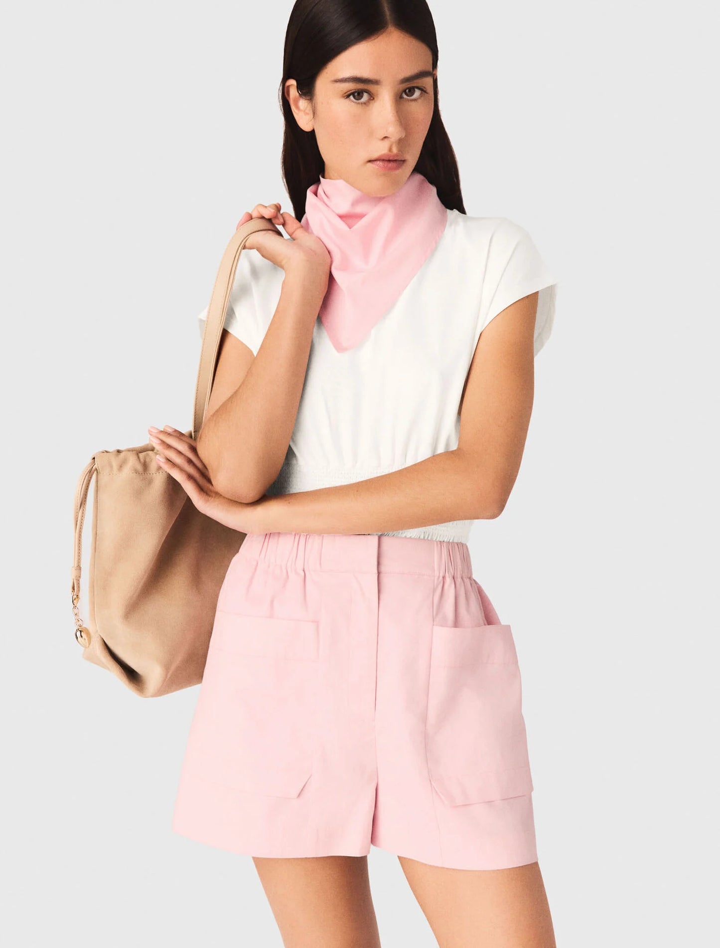 Cotton Shorts Pink