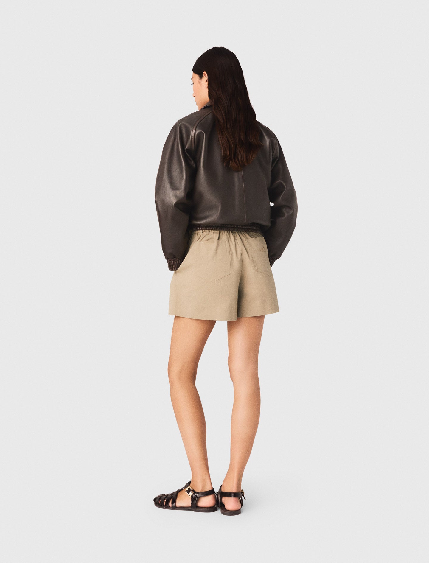 Cotton Shorts Camel