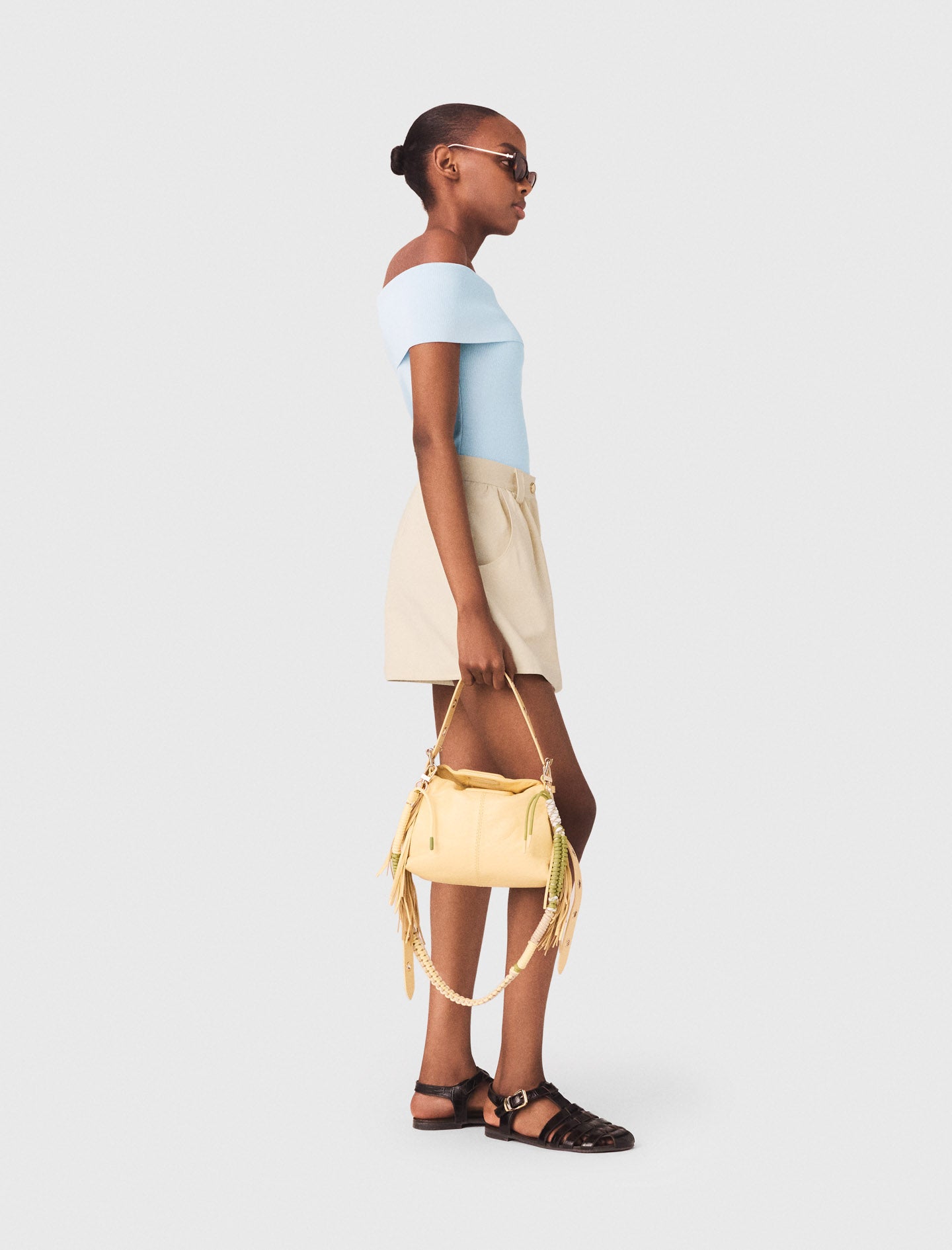 Cotton Skort Ecru