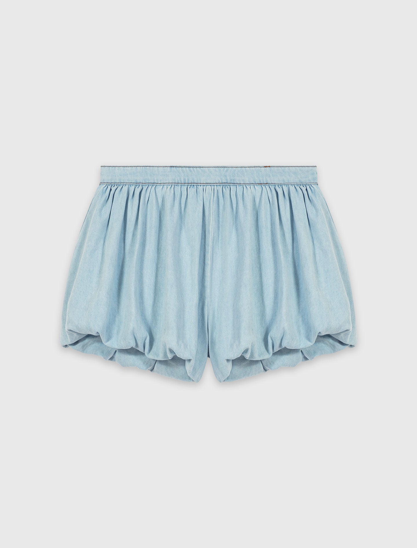 Chambray Balloon Skort Blue Sky