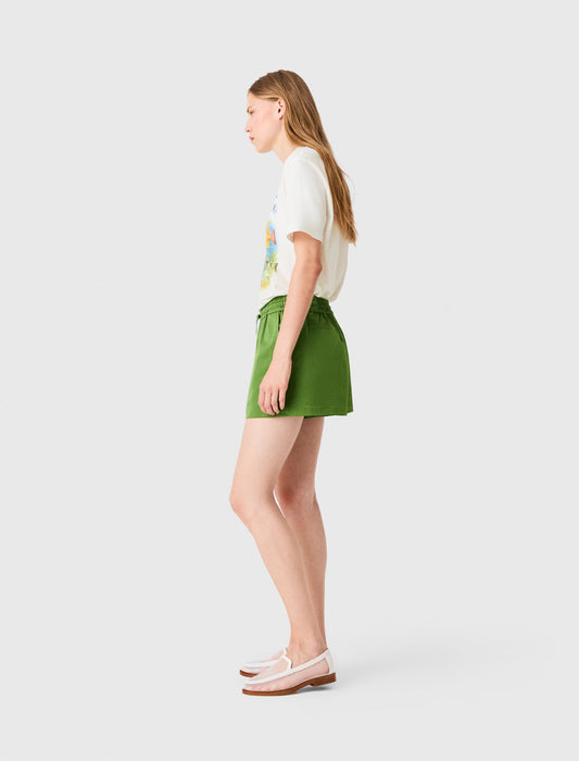 Technical fabric shorts Olive