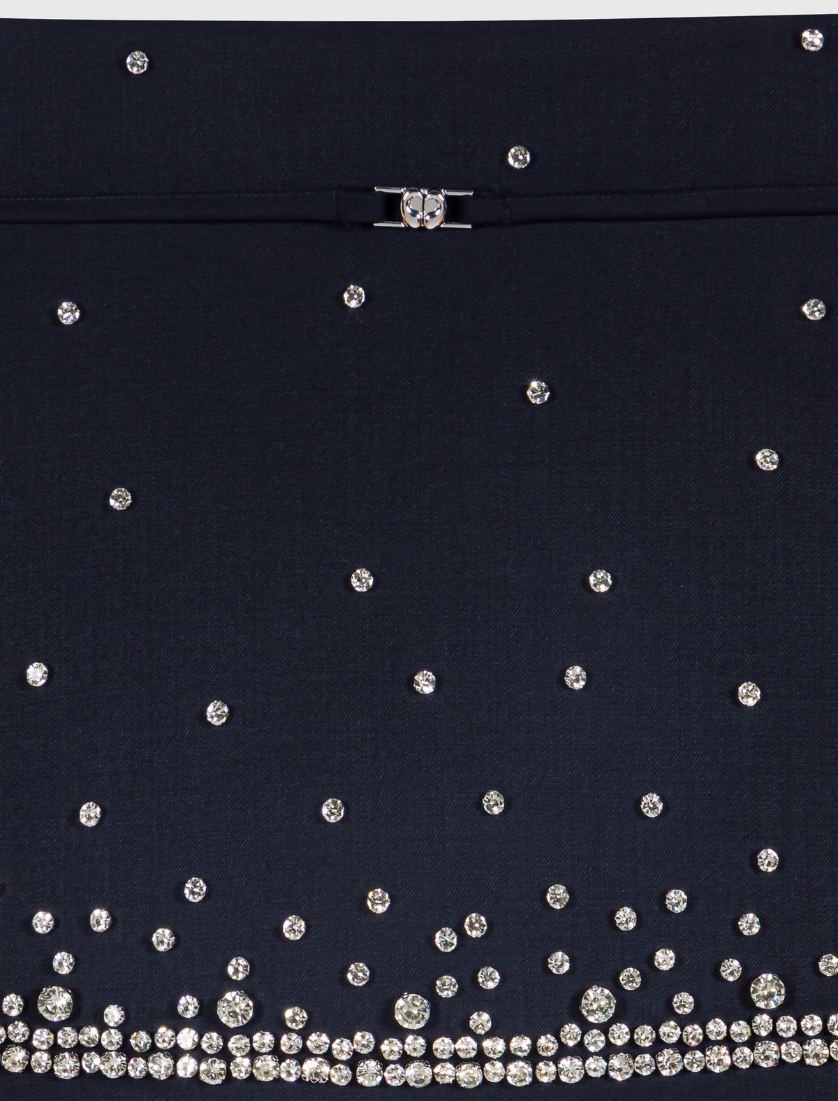 Rhinestone layered skort Navy