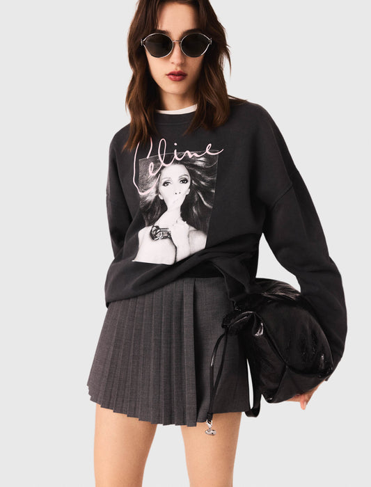 Celine Dion sweatshirt Grey