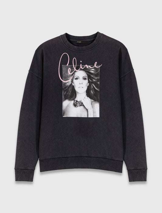Celine Dion sweatshirt Grey