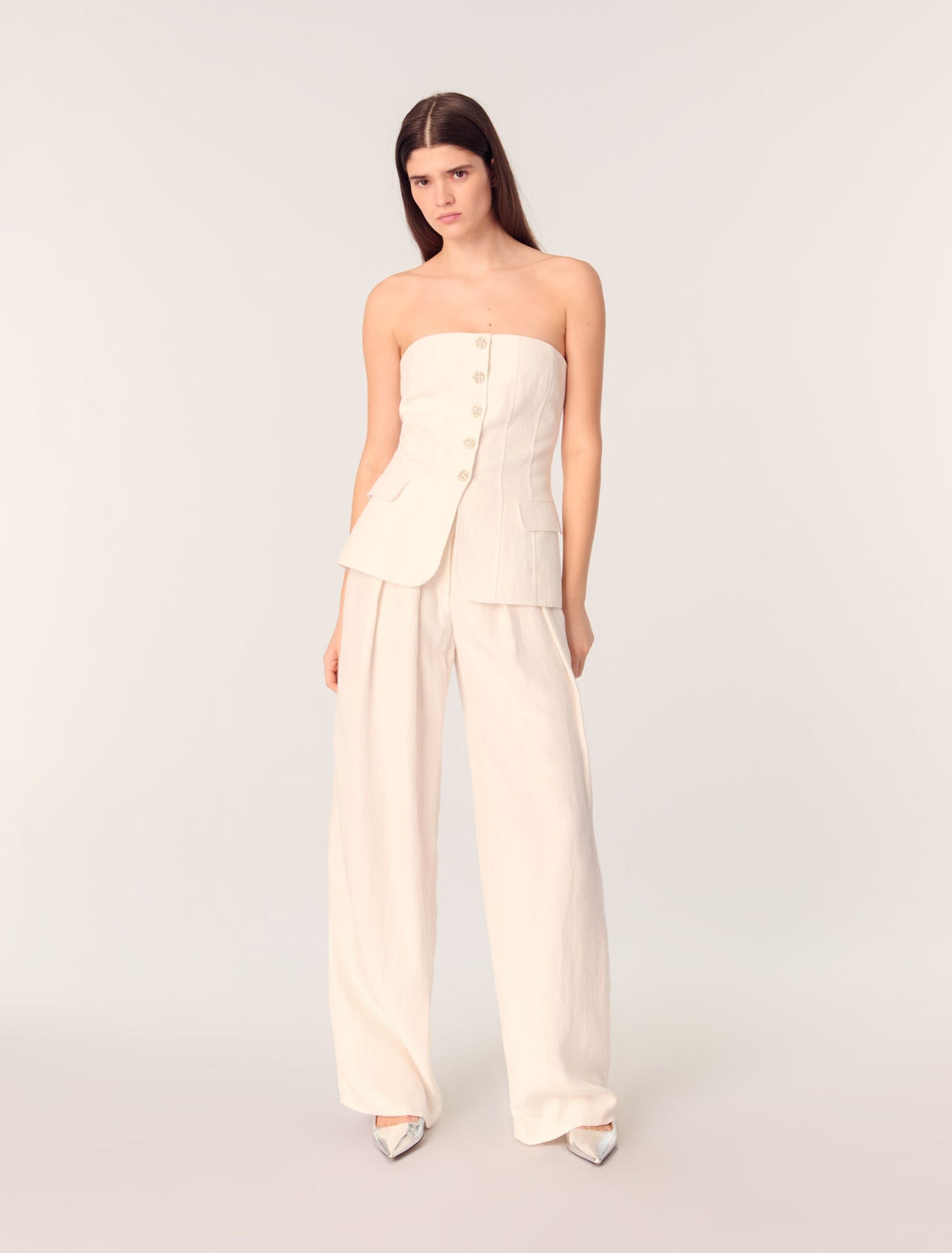 Ecru-featured-Bustier Top