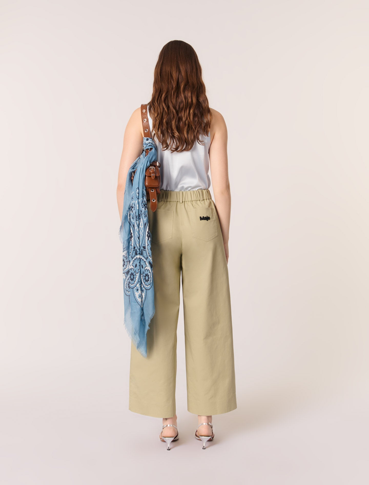 Blue Sky Silk Vest Top
