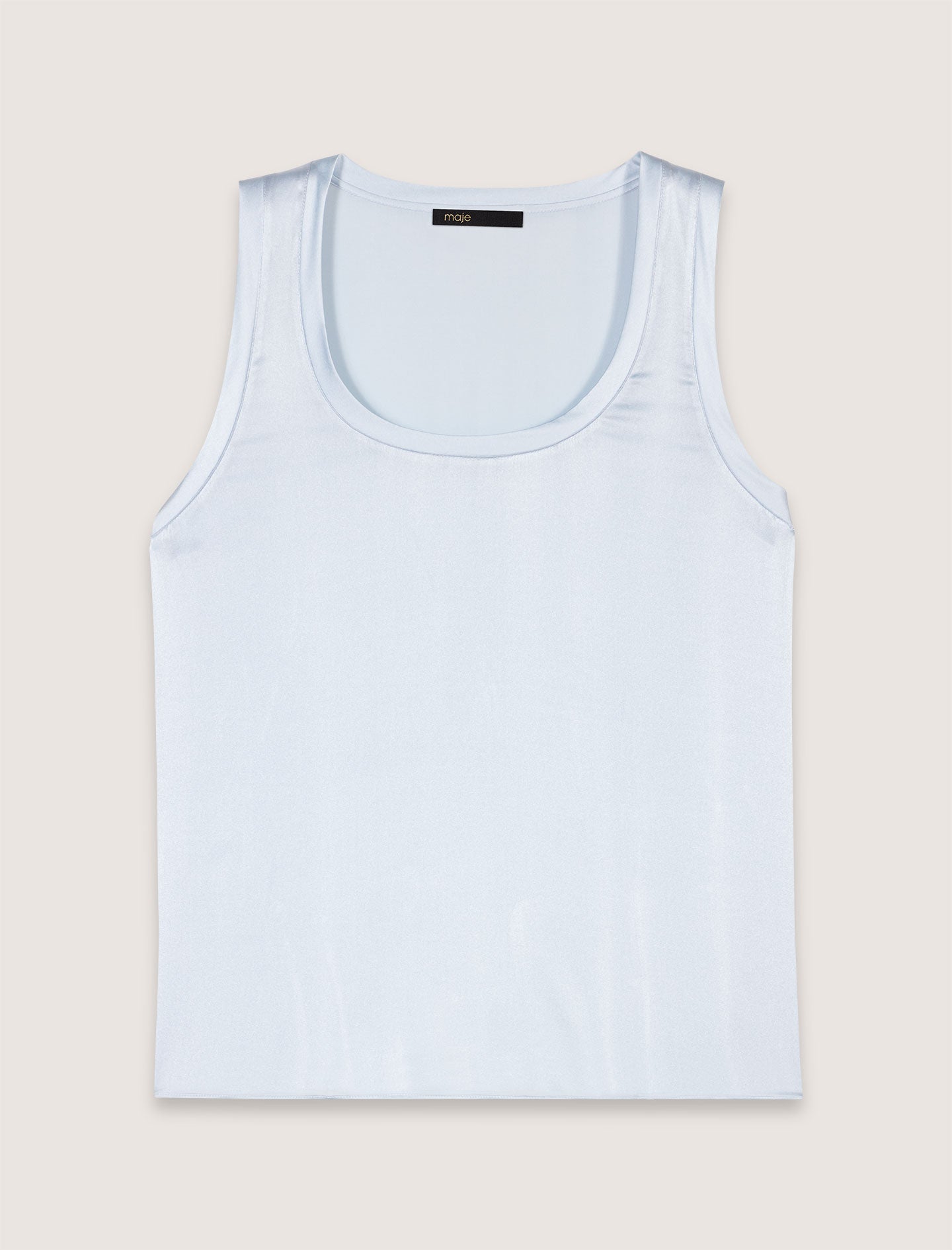 Blue Sky Silk Vest Top
