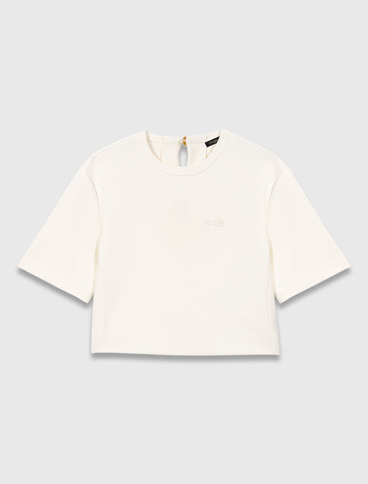 Heavy crepe short top