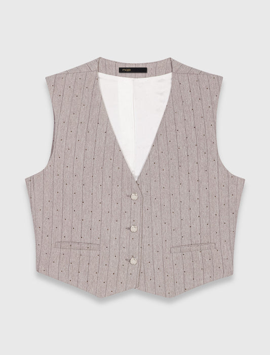 Diamanté tailored jacket