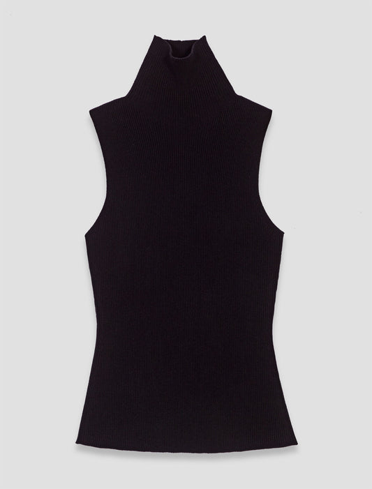 Sleeveless knit top