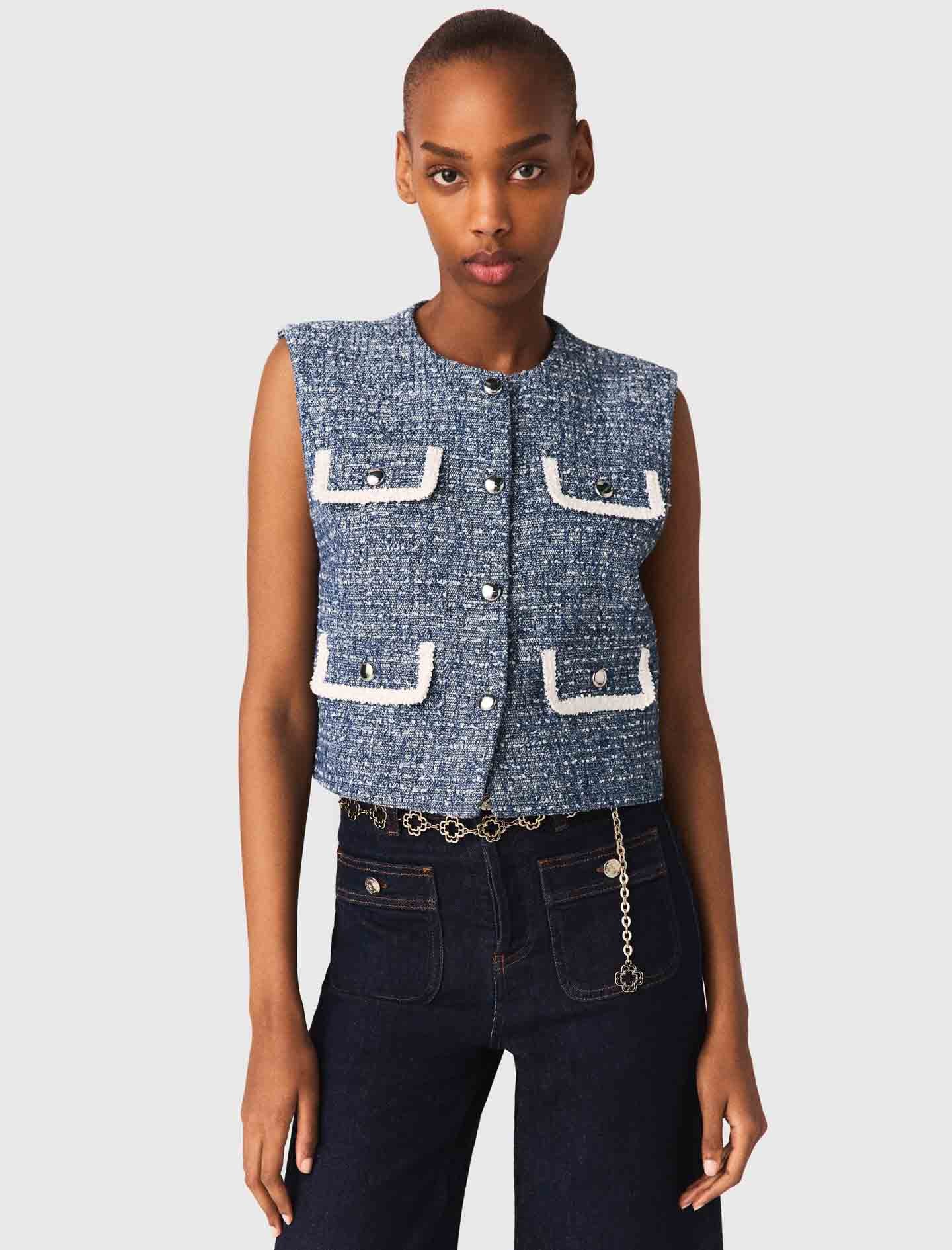 Tweed Jacket BLUE