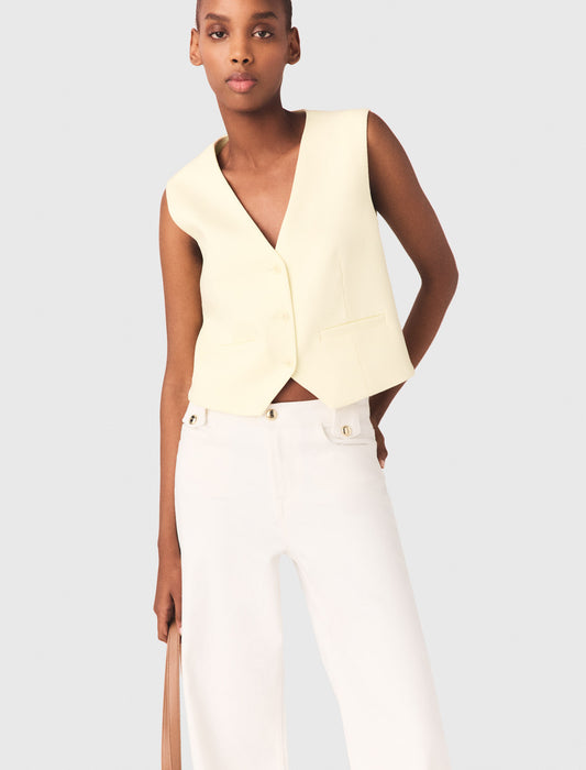 Tailored Jacket Pale Yellow