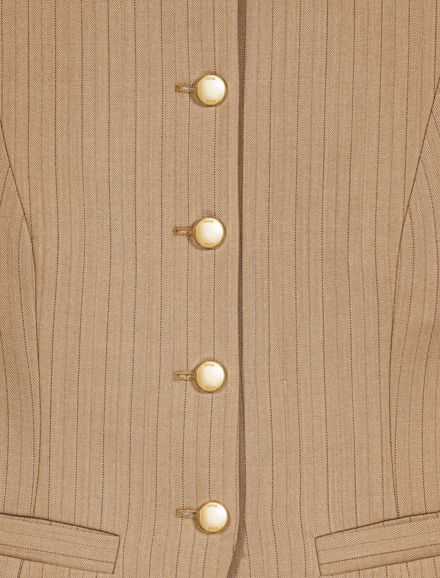 Long tailored jacket Beige